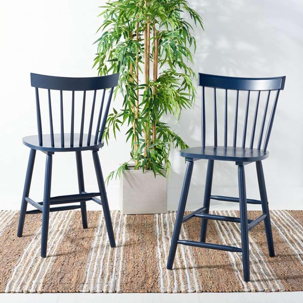 Safavieh - Providence Counter Stool - Navy  (Set of 2) - BST8505E-SET2 veiw 2