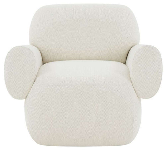 Safavieh - Couture - Pryce Upholstered Accent Chair - Ivory - SFV5096A veiw 1