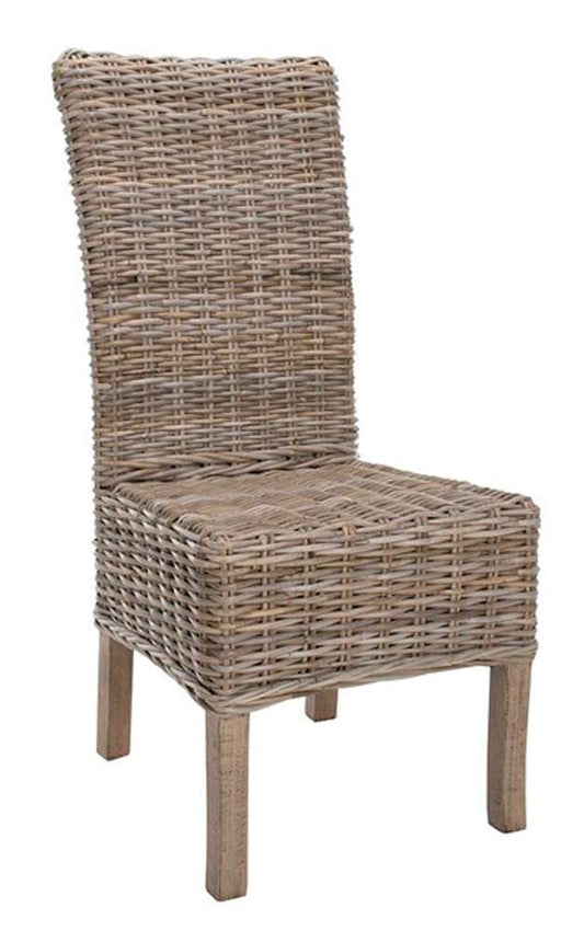 Safavieh - Quaker Side Chair - Natural Unfinished - Rustic Gr  (Set of 2) - FOX6521A-SET2 veiw 2