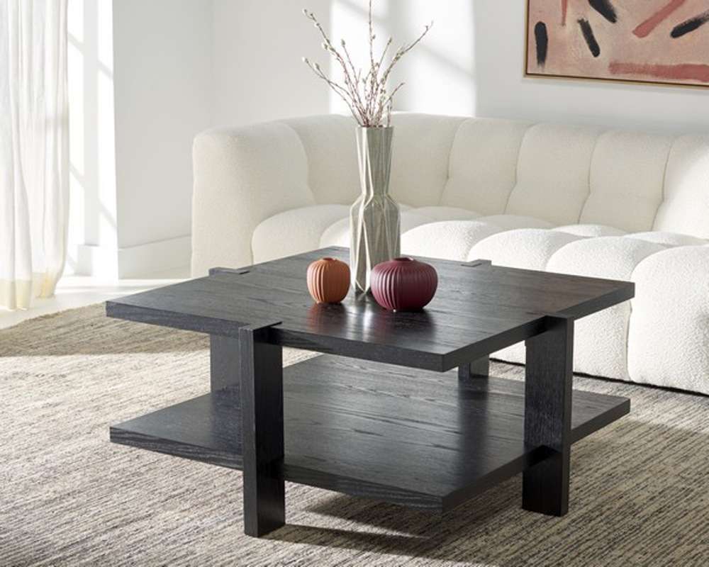 Safavieh - Couture - Quigley Square Coffee Table - Black - SFV2150A veiw 3
