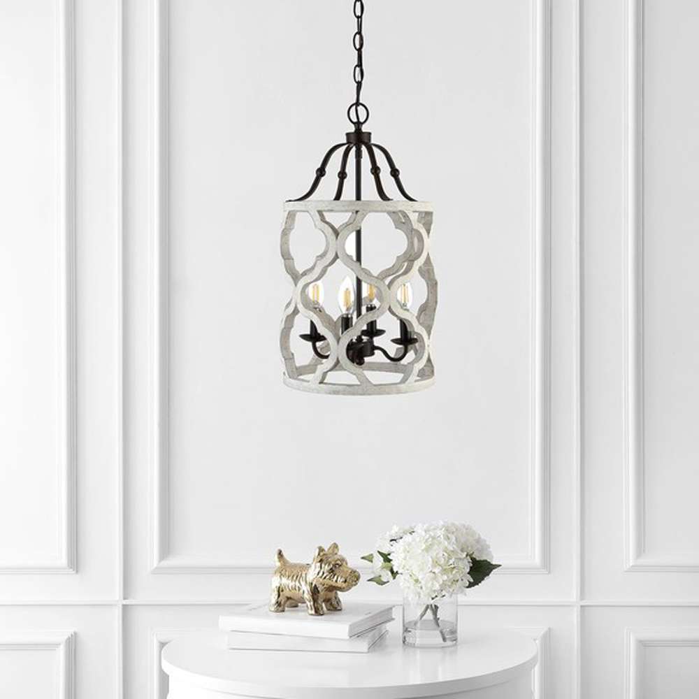 Safavieh - Quinby 4Lt 36 Inch Pendant - Oil Rub Bronze - PND4098A veiw 1