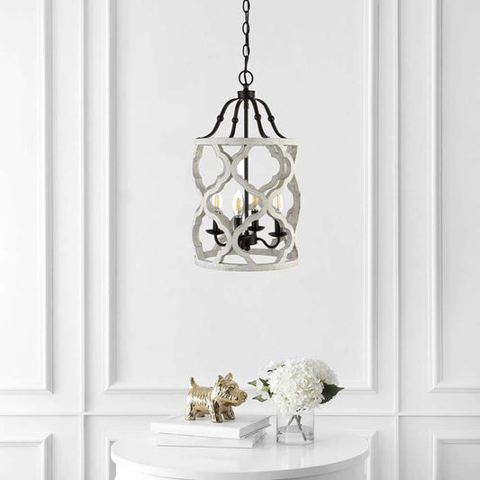 Safavieh - Quinby 4Lt 36 Inch Pendant - Oil Rub Bronze - PND4098A veiw 1