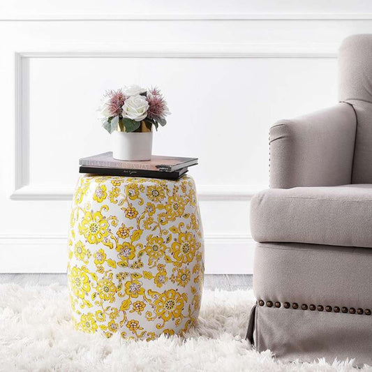 Safavieh - Rainer 17.97in Garden Stool - Yellow - ACS4591A veiw 1