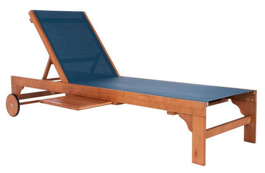 Safavieh - Ralden Sunlounger - Natural - Navy - PAT7070B veiw 1