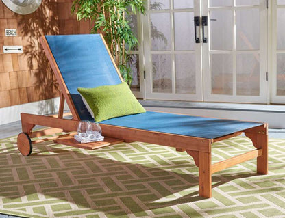 Safavieh - Ralden Sunlounger - Natural - Navy - PAT7070B veiw 2