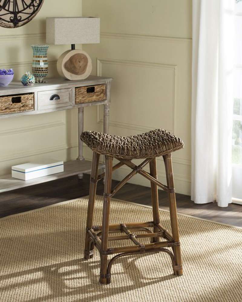 Safavieh - Ramiro Stool - Brown - SEA7011A veiw 2