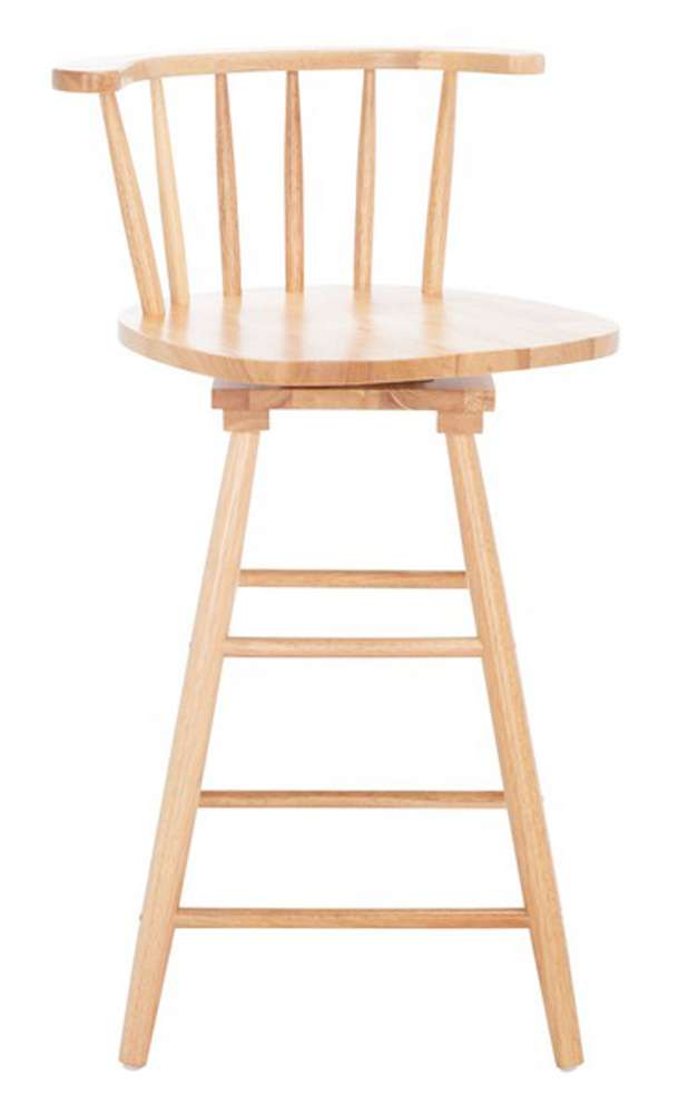 Safavieh - Ray Swivel Counter Stool - Natural - BST1402D veiw 3