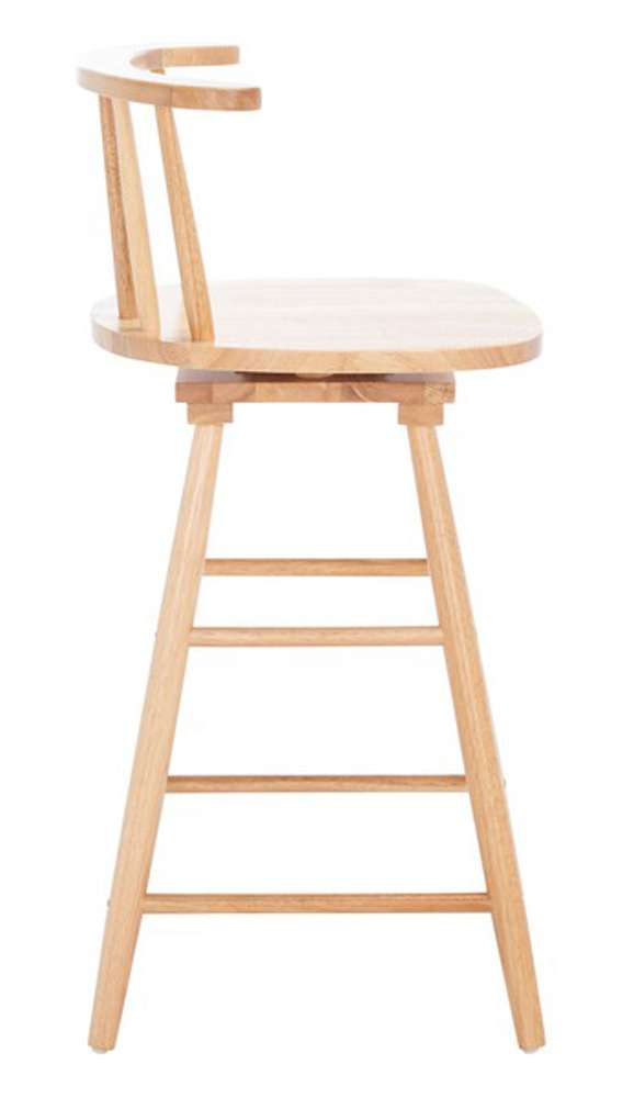Safavieh - Ray Swivel Counter Stool - Natural - BST1402D veiw 4