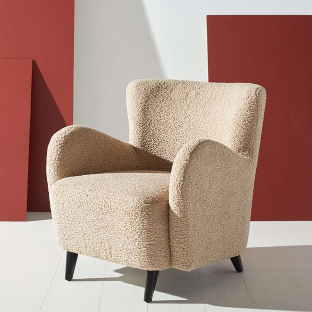 Safavieh - Couture - Rayanne Modern Wingback Chair - Light Brown - SFV5020B veiw 3