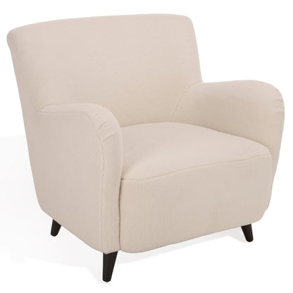 Safavieh - Rayanne Teddy Large Modern Wingback Chair / Ivory - SFV4610A view 3