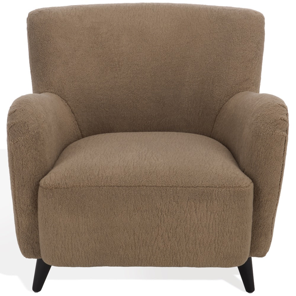 Safavieh - Rayanne Teddy Large Modern Wingback Chair / Light Brown - SFV4610B view 1