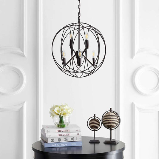 Safavieh - Raylon 8Lt 19.25 Inch Pendant - Brass - PND4056A veiw 1