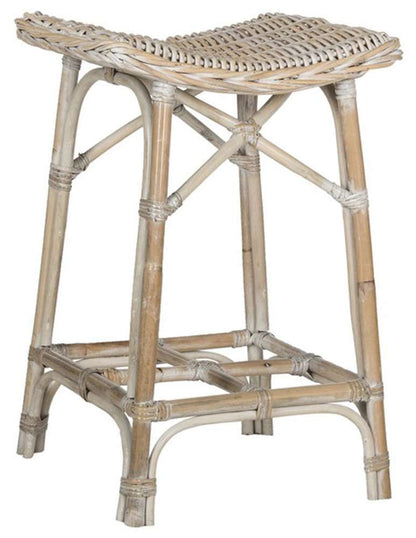 Safavieh - Rayna Stool - White Washed - SEA7010A veiw 3