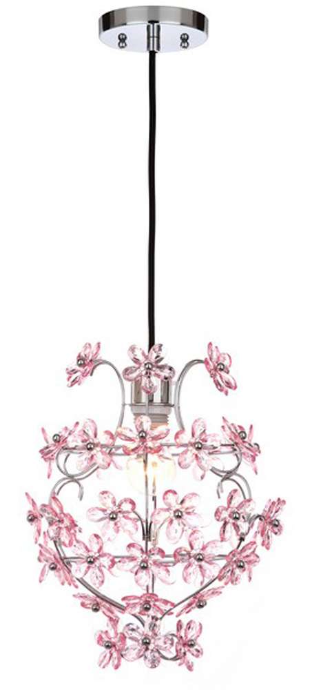 Safavieh - Raz Floral Pendant Lamp - Chrome - LIT4487A veiw 1