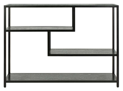 Safavieh - Reese Geometric Console Table - Black - Black - CNS6203B veiw 1