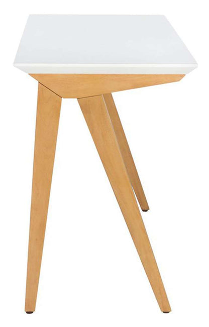 Safavieh - Reid Desk - Oak - White - DSK5002A veiw 3