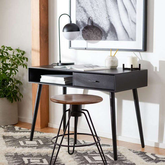 Safavieh - Remy 1 Drawer Writing Desk - Black - DSK5700B view 2