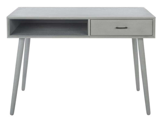 Safavieh - Remy 1 Drawer Writing Desk - Distressed Grey - DSK5700D view 1
