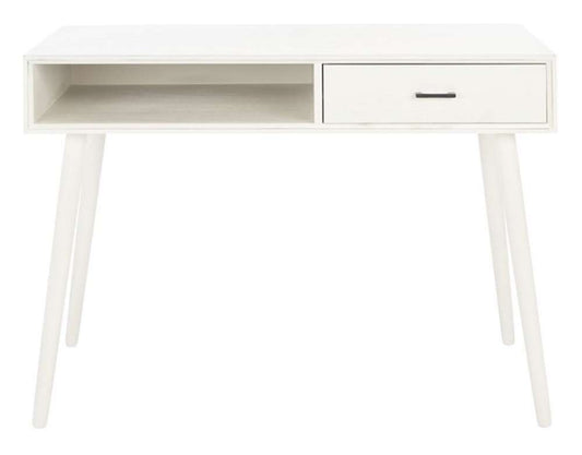 Safavieh - Remy 1 Drawer Writing Desk - Distressed White - DSK5700A view 1