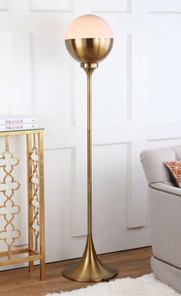 Safavieh - Renato Floor Lamp - Brass - FLL4006A veiw 1