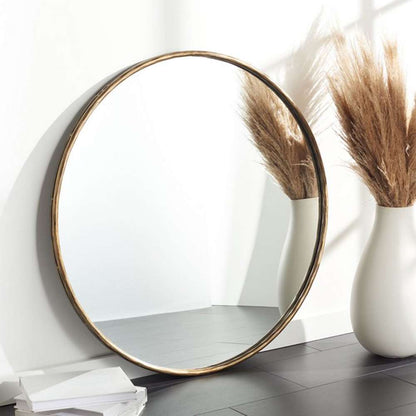 Safavieh - Couture - Renee Round Metal Mirror - Brass - SFV9507A veiw 2