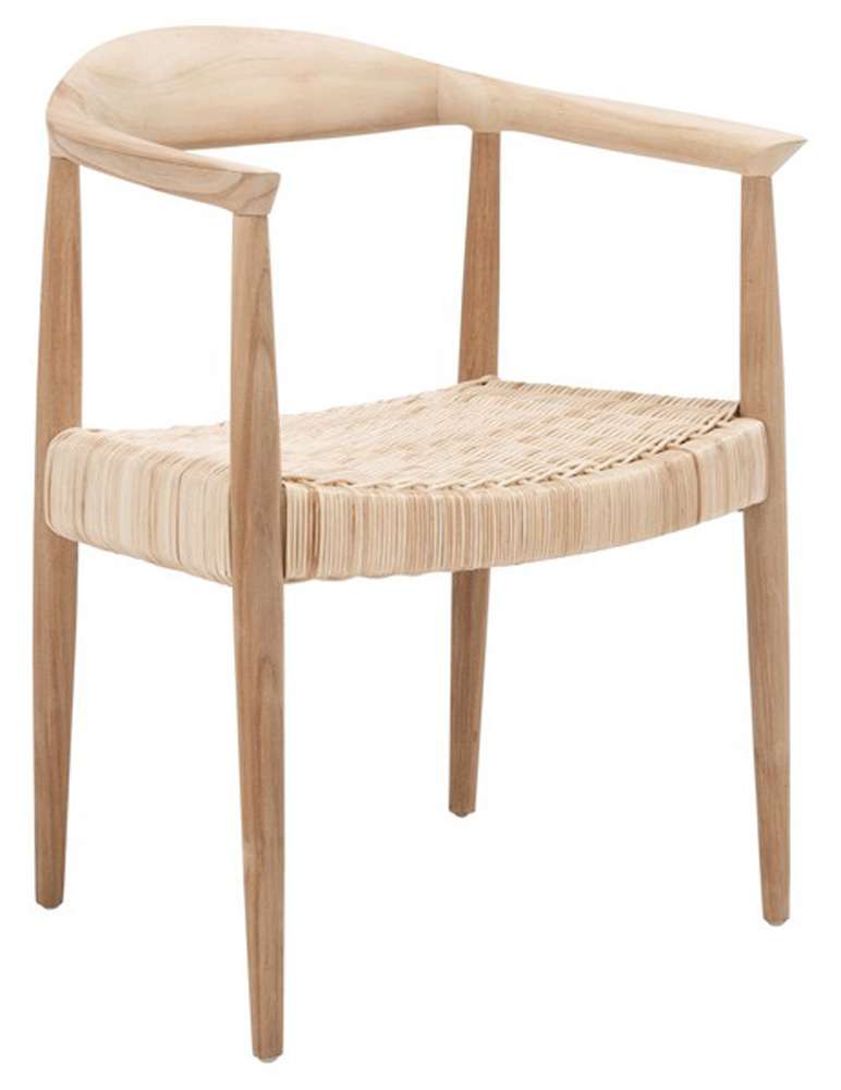 Safavieh - Renga Rope Rattan Accent Chair - Natural - ACH1006A veiw 3