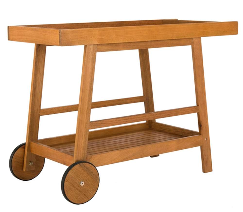 Safavieh - Renzo Bar Cart - Natural - PAT7032A veiw 3