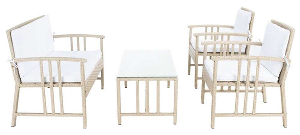Safavieh - Reslor 4 Pc Living Set - Grey - White - PAT7713B veiw 4