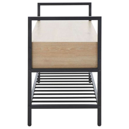 Safavieh - Rhonwen Storage Bench - Sand - Black - BCH9300A veiw 4