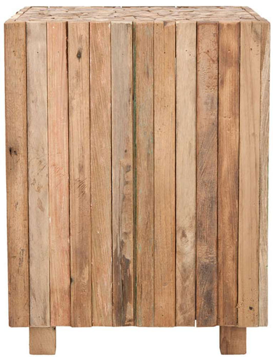 Safavieh - Richmond Sq End Table - Medium Oak - FOX1001A veiw 1