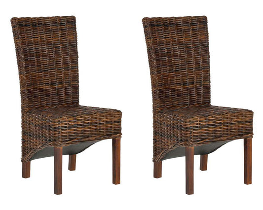Safavieh - Ridge Side Chair - Pecan Brown  (Set of 2) - FOX6523A-SET2 veiw 1