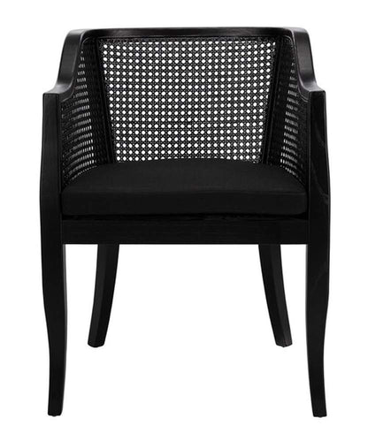 Safavieh - Rina Cane Dining Chair - Black - DCH9501C veiw 1