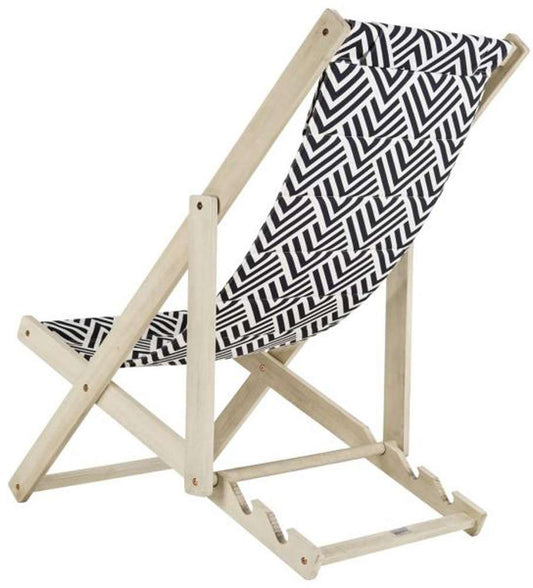 Safavieh - Rive Sling Chair - Navy - White - PAT7039A veiw 1