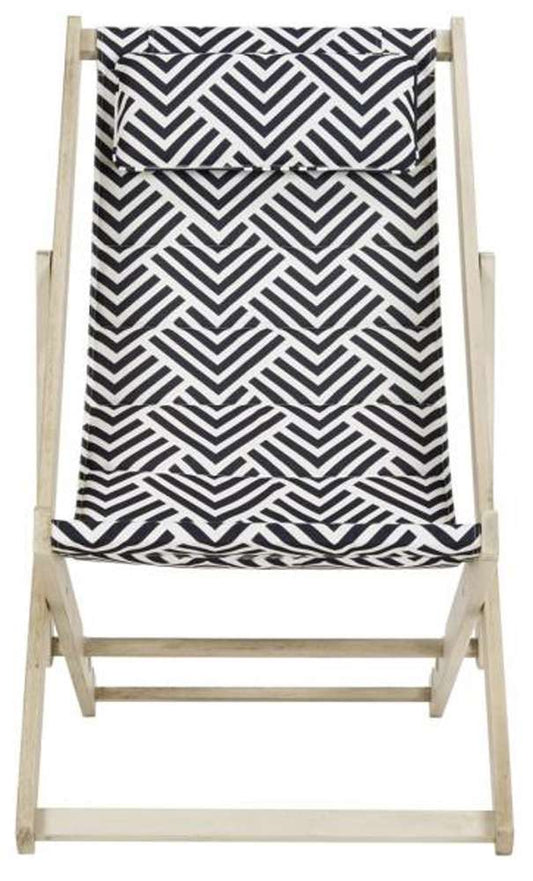Safavieh - Rive Sling Chair - Navy - White - PAT7039A veiw 2
