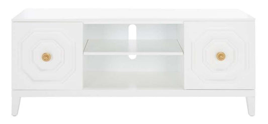 Safavieh - Riya 2 Door 1Shelf Media Stand - White - MED5006A veiw 1