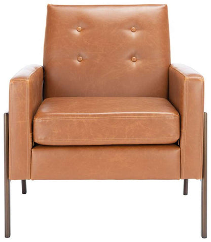 Safavieh - Roald Sofa Accent Chair - Light Brown - Antique Coffee - ACH6209C veiw 1