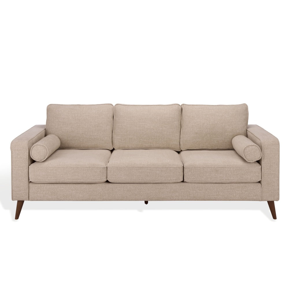 Safavieh - Robertson Chenille 3 Seat Sofa / Taupe - SFV6120A view 1