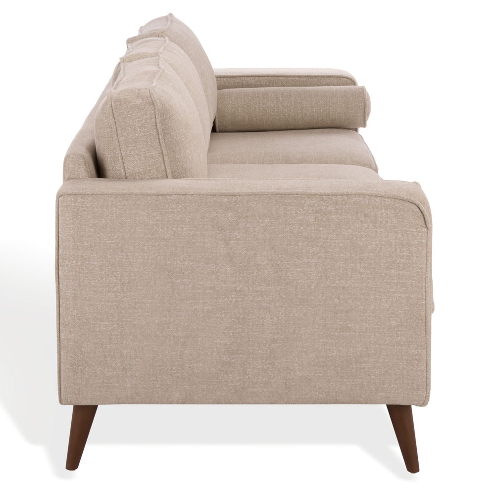 Safavieh - Robertson Chenille 3 Seat Sofa / Taupe - SFV6120A view 4