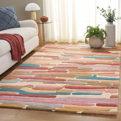 Safavieh - Rodeo Drive 455U Pink Ivory - 6" X 9" - RD455U-6 view 2