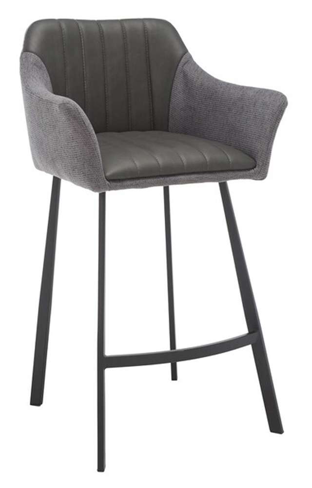 Safavieh - Rodi Counter Stool - Grey - Black - BST3019A veiw 3
