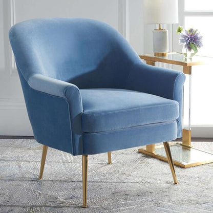 Safavieh - Rodrik Accent Chair - Light Blue - ACH4005C veiw 2