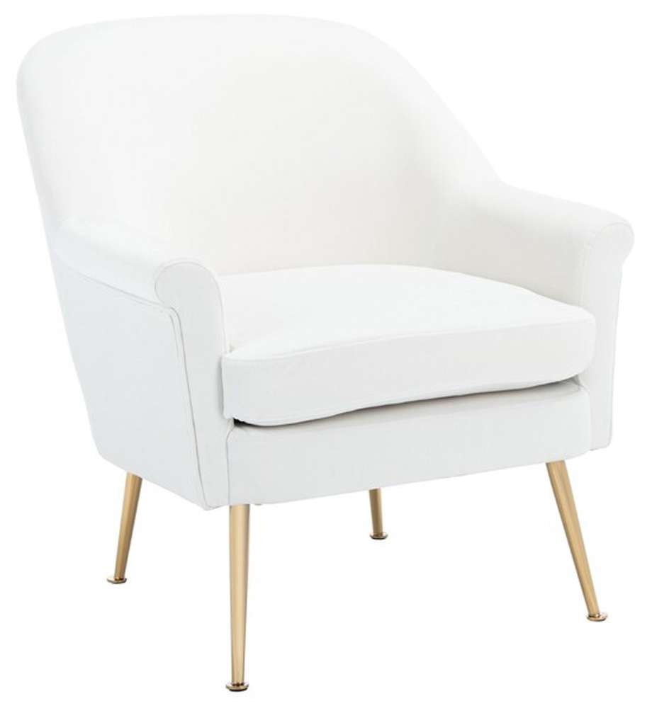 Safavieh - Rodrik Accent Chair - White - ACH4005A veiw 3
