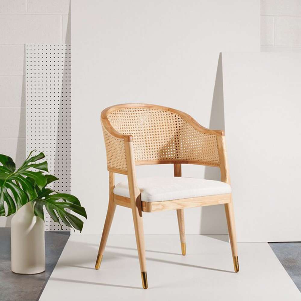 Safavieh - Couture - Rogue Rattan Dining Chair - Natural - SFV4106B veiw 2