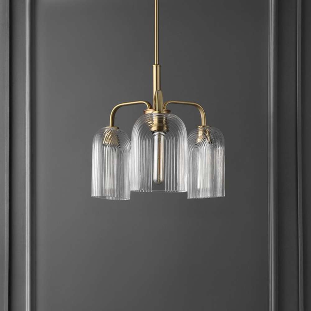 Safavieh - Romeyn 3Lt 21in Pendant - Brass - PND4171A veiw 1