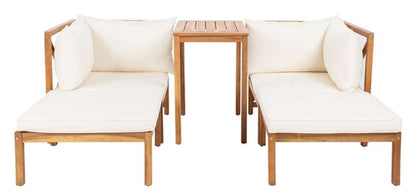 Safavieh - Ronson 5 Pc Sectional Set - Natural - Beige - PAT6762A veiw 1