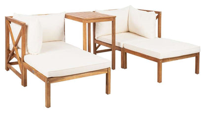 Safavieh - Ronson 5 Pc Sectional Set - Natural - Beige - PAT6762A veiw 3