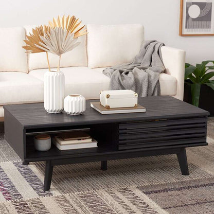 Safavieh - Rori 2 Door Coffee Table - Black - COF9600B veiw 3