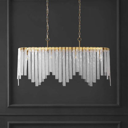 Safavieh - Couture - Rosalana Glass Chandelier - Gold - Clear - CTL1042A veiw 1