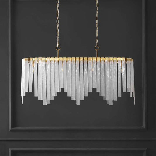 Safavieh - Couture - Rosalana Glass Chandelier - Gold - Clear - CTL1042A veiw 1