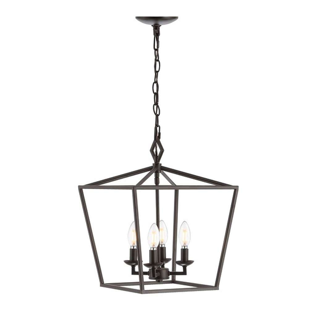 Safavieh - Rosalen 4Lt 14 Inch Pendant - Oil Rub Bronze - PND4086A veiw 2